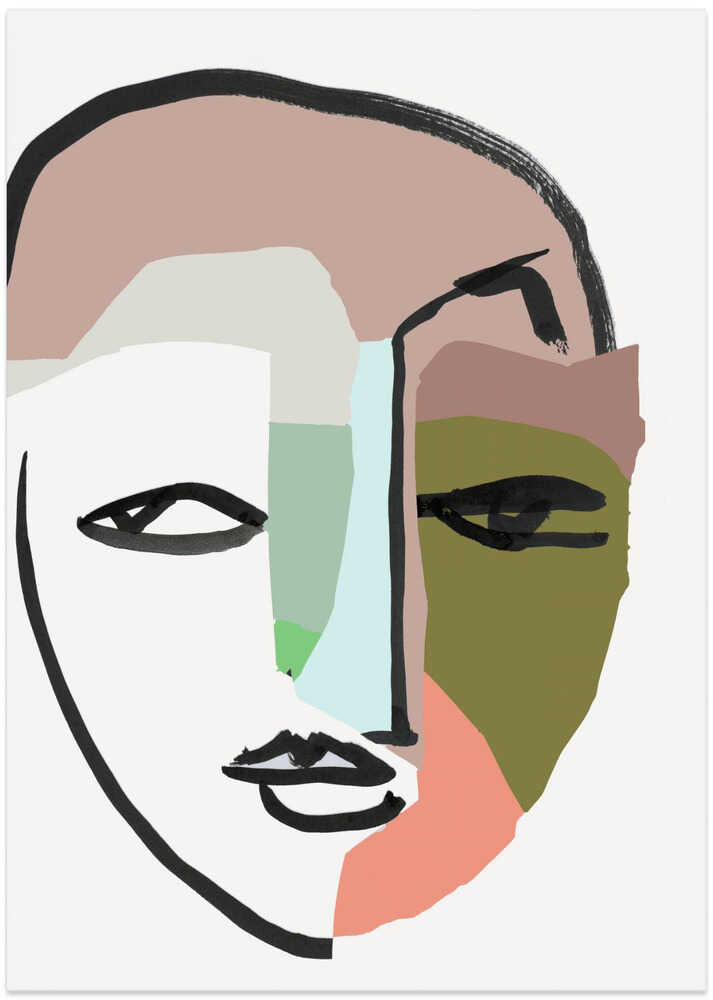 Visage No 1 Art Print