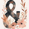 Floral Ampersand