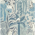 Jungle adventure chalky blue pattern