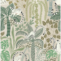 Jungle adventure natural green pattern