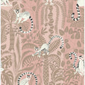 Jungle adventure neutral peach pattern