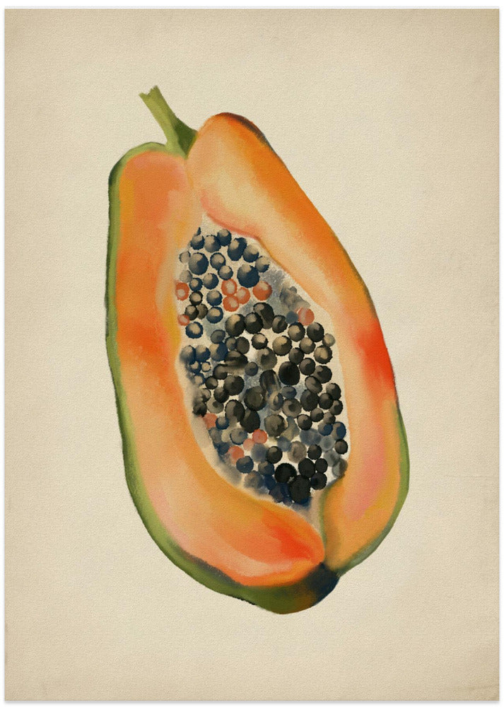 Vintage fruit- Papaya
