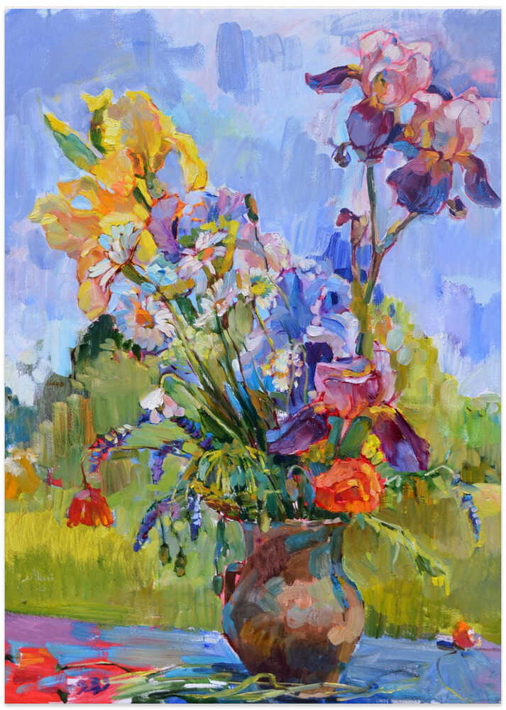 Bouquet of irises