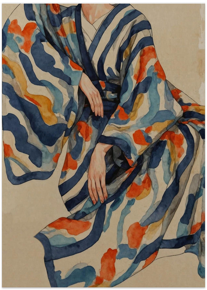 Flowing Kimono Patterns