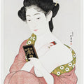 Japanese Woman Applying Powder (1918)
