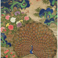 Chinese Peacock and Flowers (17th Century)