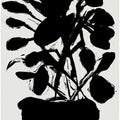 Potted Plant Silhouette No1