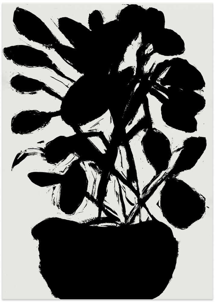 Potted Plant Silhouette No1