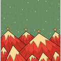 Festive star peaks