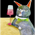 Bar Cat with Bow Tie