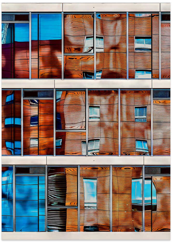 Reflections in glass - Los Angeles, California