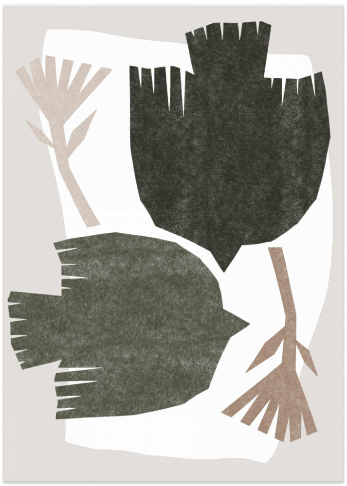 Abstract Birds Flight