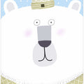 Polar Bear with Winter Hat and Scarf by Carla Daly