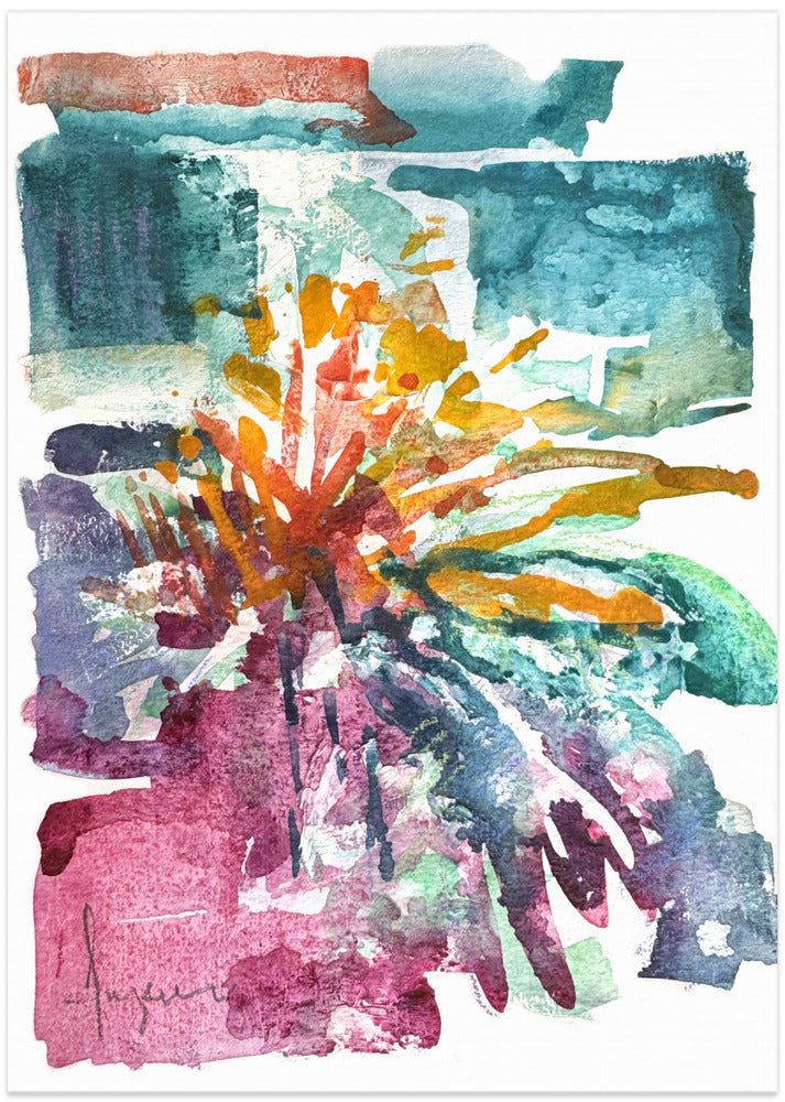 Orchid Passion Watercolor