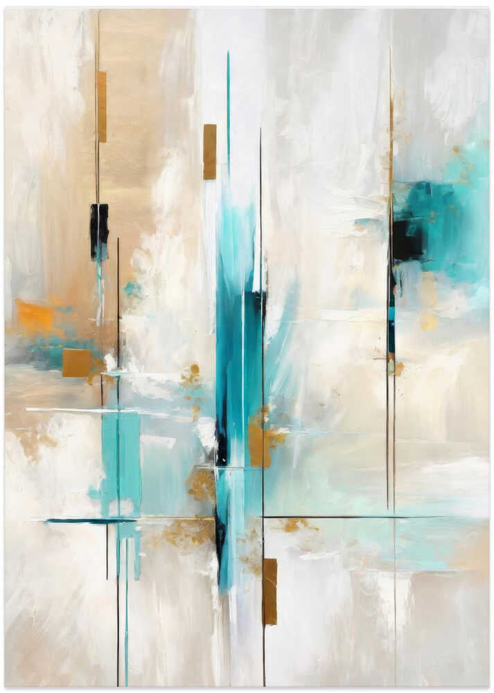 Echoes of Aqua and Gold