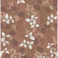 Floral elegance relaxed mocha mousse apttern