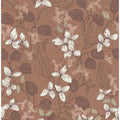 Floral elegance relaxed textured mocha mousse pattern