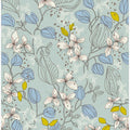 Floral elegance mint summer freshness pattern