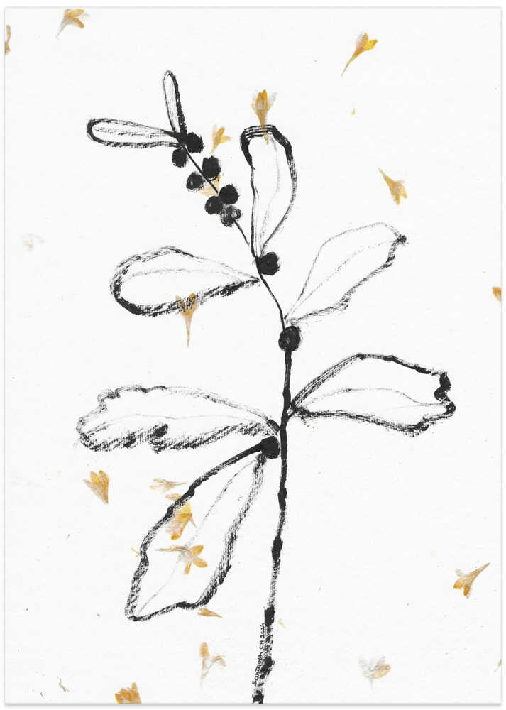 Ink Blossom Elegance