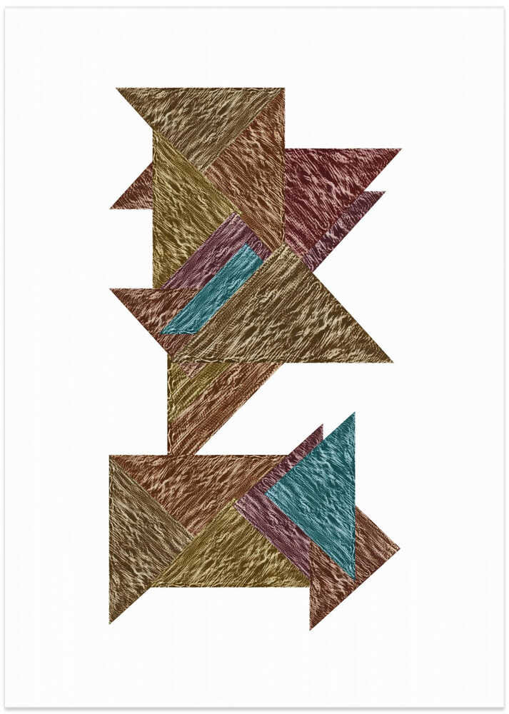 Mocha Textural Abstract 2