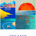 MODERN RIVIERA: COLOURFUL CÔTE D'AZUR POSTER