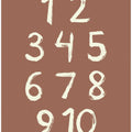 Toothy Numbers 123 Mocha Mousse V2