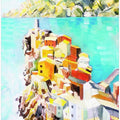 Colourful Town By The Mediterranean Sea, Italy Wall Art
