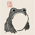 Grumpy Frog I Black