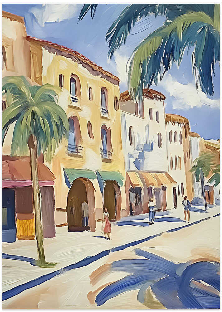 Palm Trees On the Street