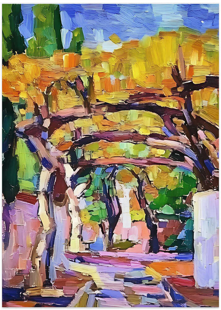 Arbour Grapes In Mallorca