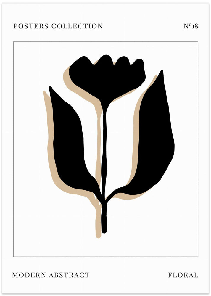 Bold Floral Silhouette