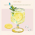 Illustration Of A Limoncello Drink