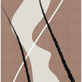 Abstract Lines 3 - Pantone 2025 Mocha Mousse