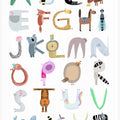 Cute Illustrated Alphabet Characters by Artist Carla Daly