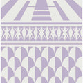 Minimalist art deco geometric lavender