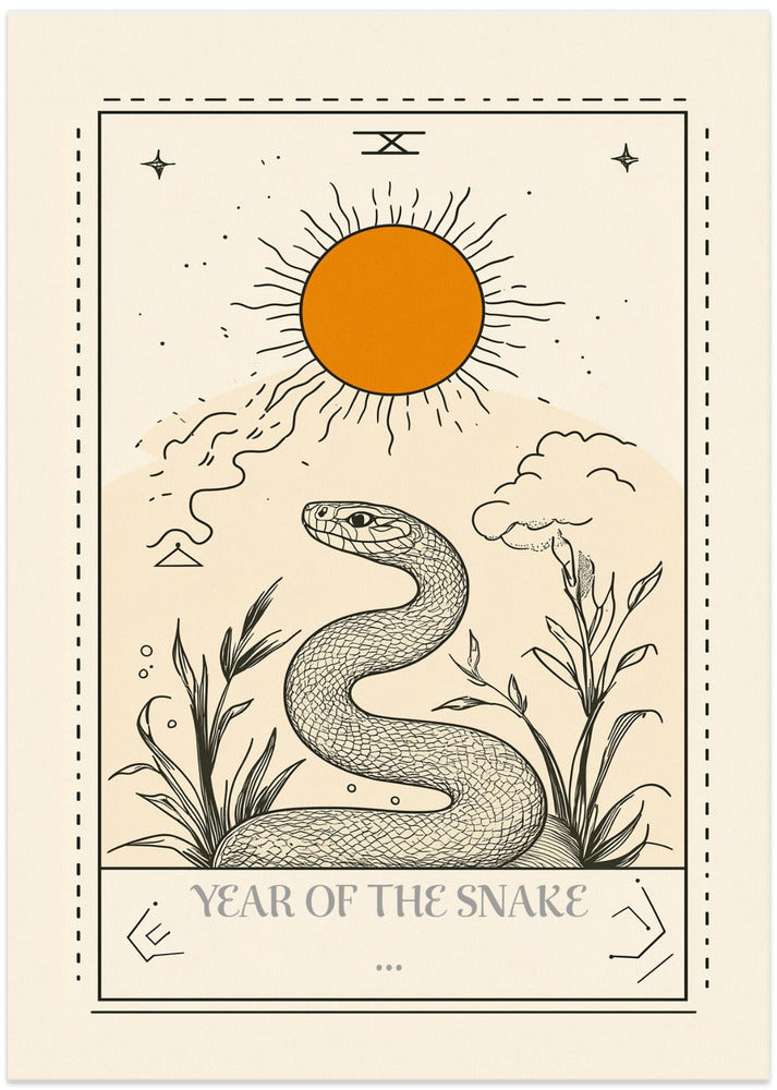 Snake Poster Sun
