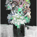 Colorful Flower with Vase