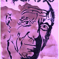 Purplish Picasso Portrait