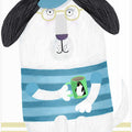 Funny Dog with Penguin Mug by Artist Carla Daly