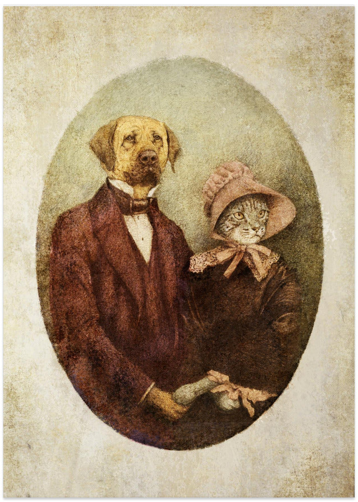 Victorian-style Portrait Couple
