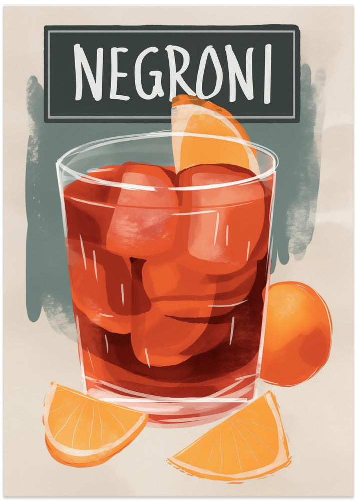 Vibrant Negroni Cocktail