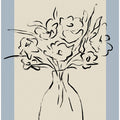 Floral Sketch Vase