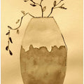 Sepia Serenity Vase