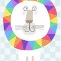 Rainbow Lion by Children's Artist Carla Daly