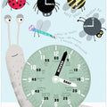 Learn the Time with Cute Bugs