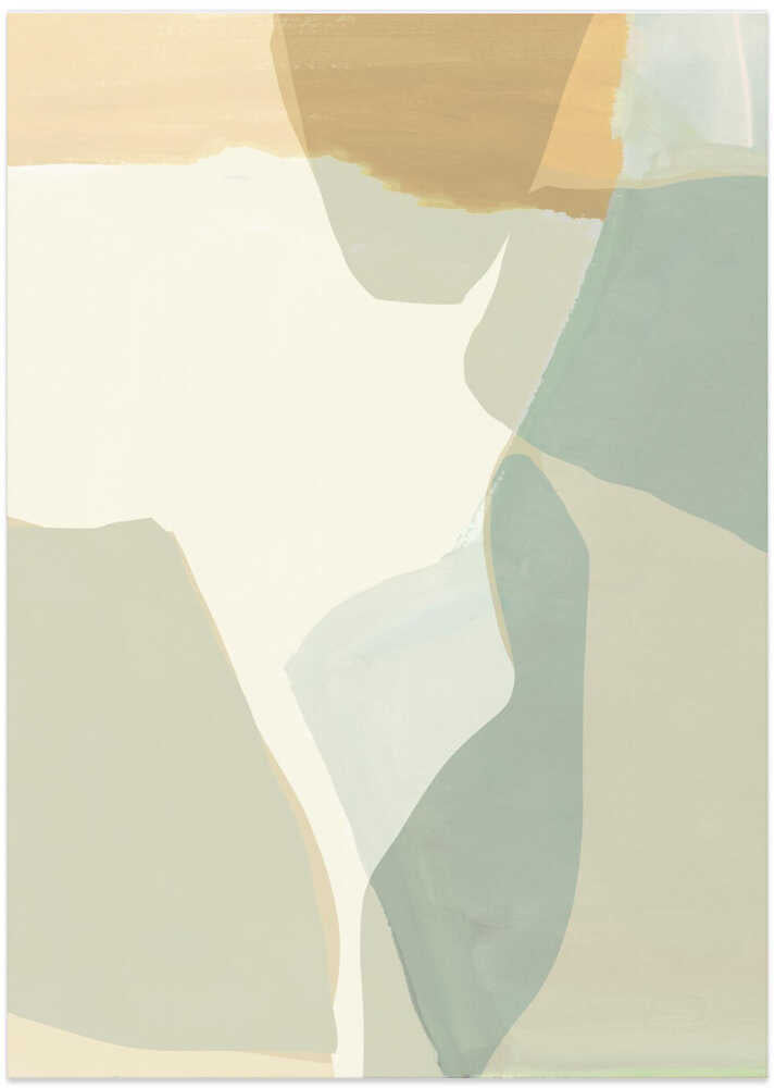 Abstract Shapes in Soft Neutral Tones