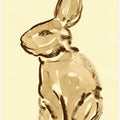 Sepia Hare Sketch