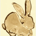Sepia Bunny Sketch