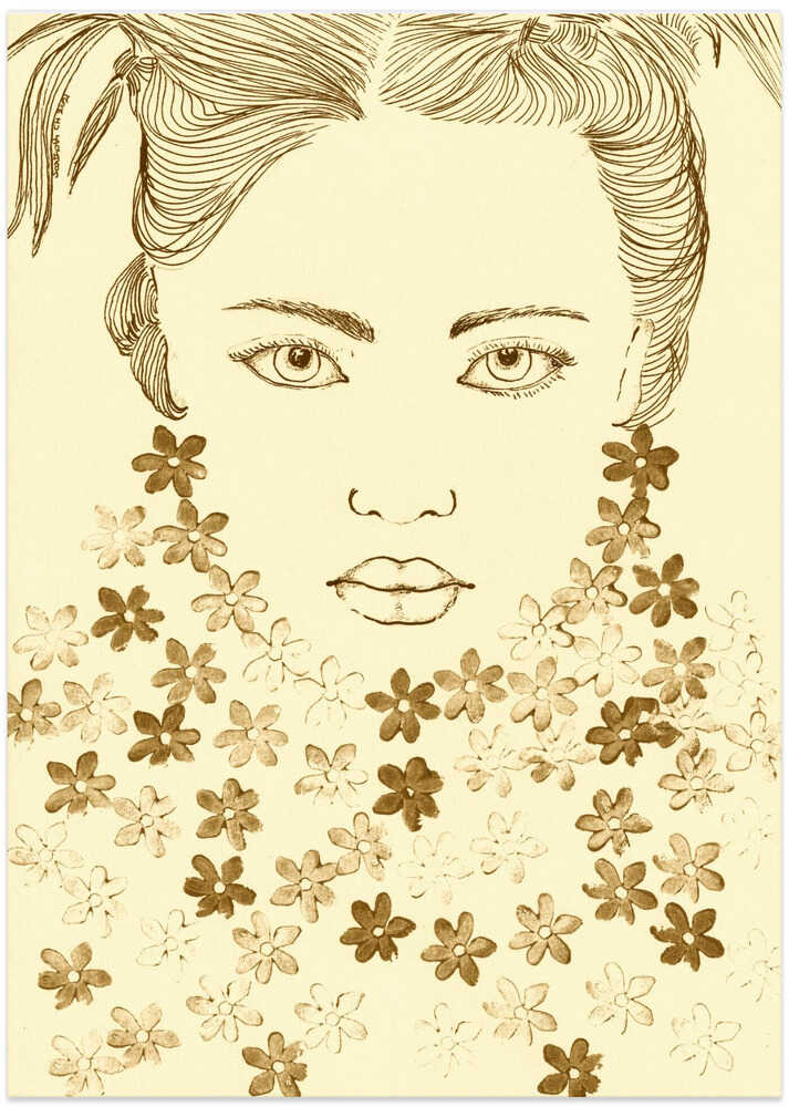 Sketch of Woman Face