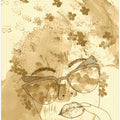 A Woman's Face with Sunglasses